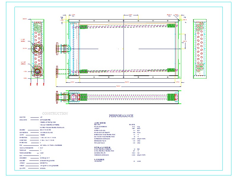 Boiler Air Heater coil